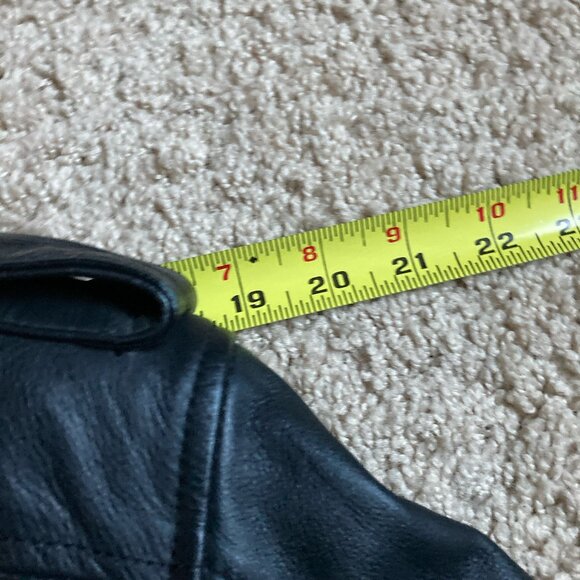 Vintage Authentic Harley Davidson Leather Biker Moto Jacket Fall Riding Size M - Picture 11 of 16